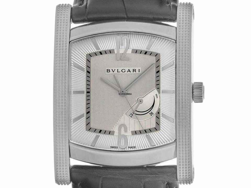  Bulgari Assioma Ref.AAW48WGL 2011 Full Set wie Neu Vintage Assioma 3 Tage Gangreserve 18kt Weißgold 126g Faltschließe 