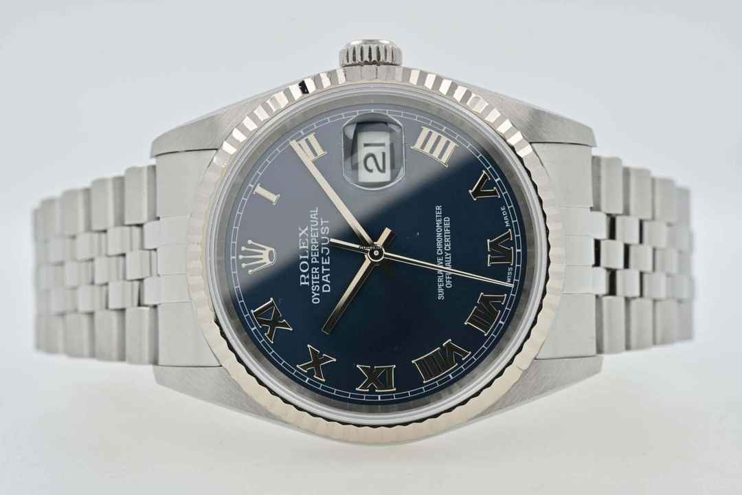  Rolex Datejust 36 Oyster Perpetual Datejust 16234 Blue Dial LC100 