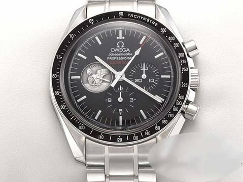  Omega Speedmaster Professional Moonwatch Apollo 11 311.30.42.30.01.002 Alter 2009 Steel Black Dial 