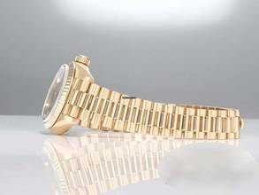 Thumbnail von Rolex Lady-Datejust Gelbgold 750 Diamanten Automatik Gold Damen 18kt Yellow Gold President-band Chronometer Oyster