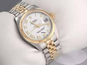 Thumbnail von Rolex Lady-Datejust Medium Datejust 31mm 178273 2014 Stahl Gelbgold 750 Automatik Stainless Steel 18kt Yellow Gold Damen Jubilé-band Chronometer Oyster White Dial