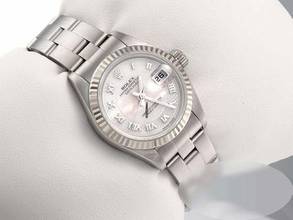 Thumbnail von Rolex Lady-Datejust Edelstahl Weissgold 750 1998 Perlmutt Automatik Stahl Stainless Steel 18kt White Gold Oyster-band Chronometer