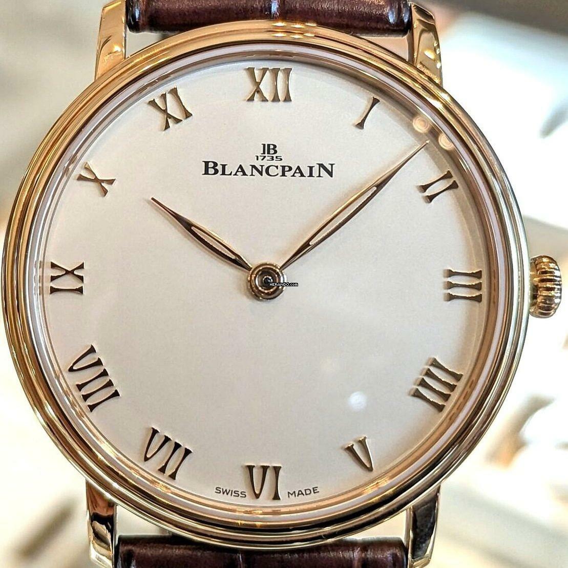  Blancpain Villeret Ultraflach Ultraplate NEW FULL SET 