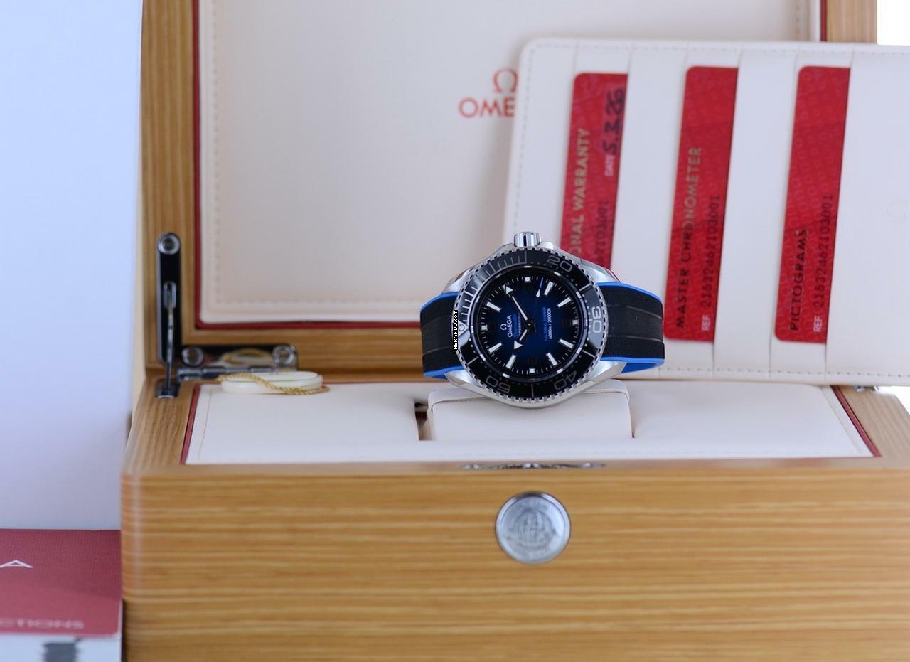 Omega Seamaster Ultra Deep 6000M Planet Ocean Ultra Deep Blue Dial Co-Axial 45,5mm 6000 Meter Diver B+P
