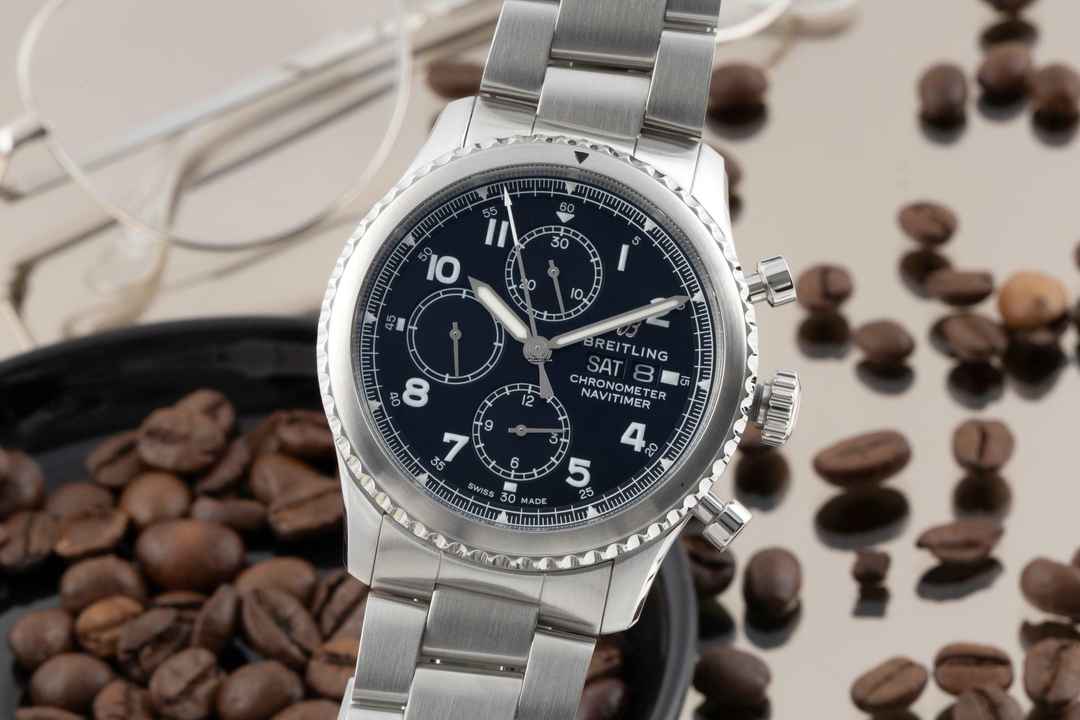  Breitling Navitimer 8 Chronograph Automatik Stahl Ref. A13314101B1A1 B&P 2019 