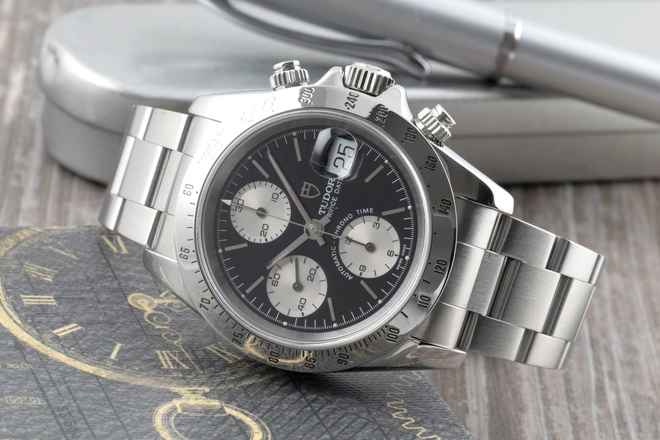  Tudor Prince Date Chronograph Stahl Automatik Herrenuhr Ref. 79280P 