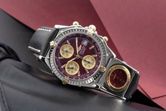 Thumbnail von Breitling Chronomat GT UTC Chronograph Stahl / Gold Automatik Herren Ref. B13350