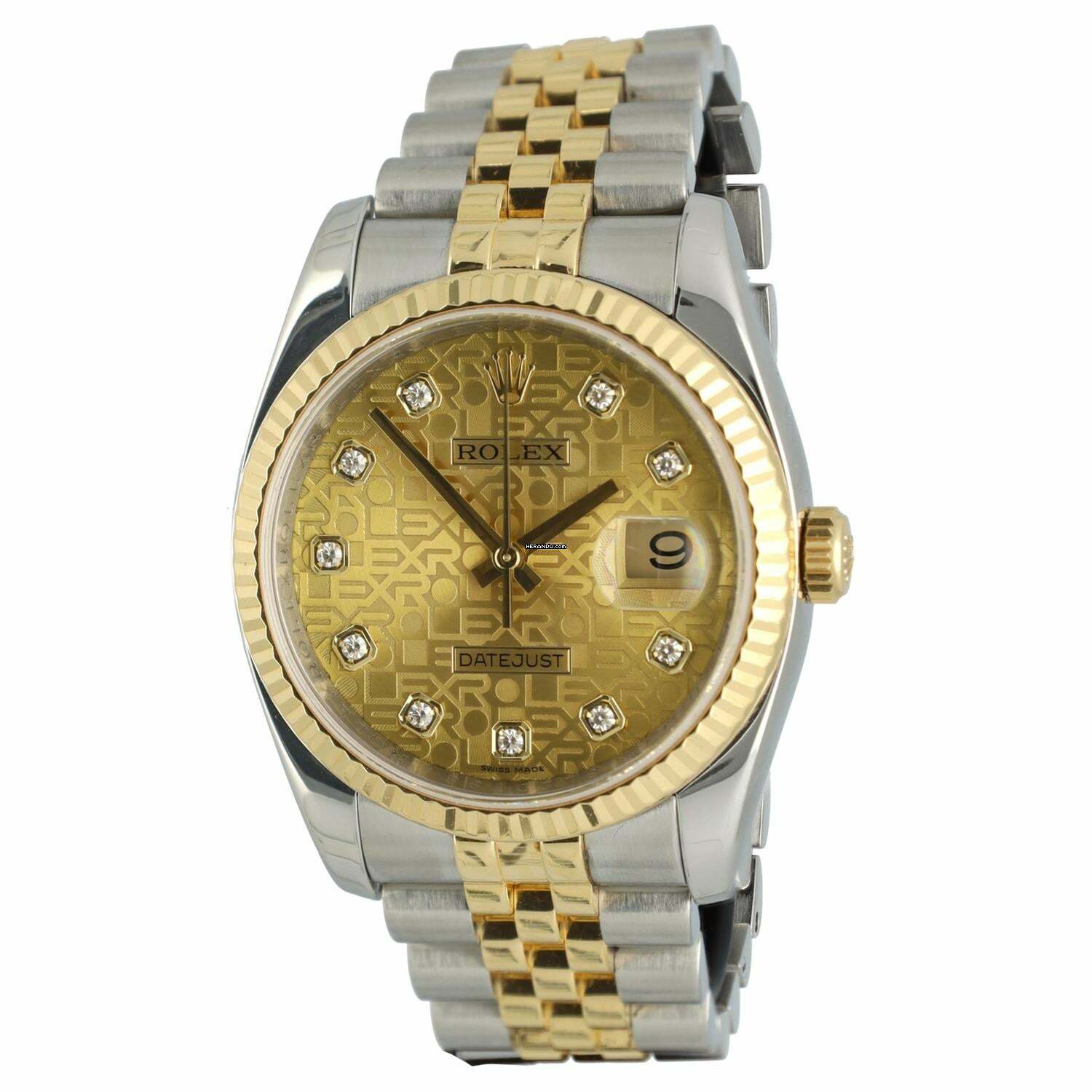 Rolex Datejust 36 Ref.116233 Anniversary Diamond Dial Jubilee