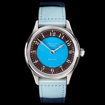  Azimuth BACK-IN-TIME SERIES 2 - TURQUOISE STONE DIAL 2-HAND 