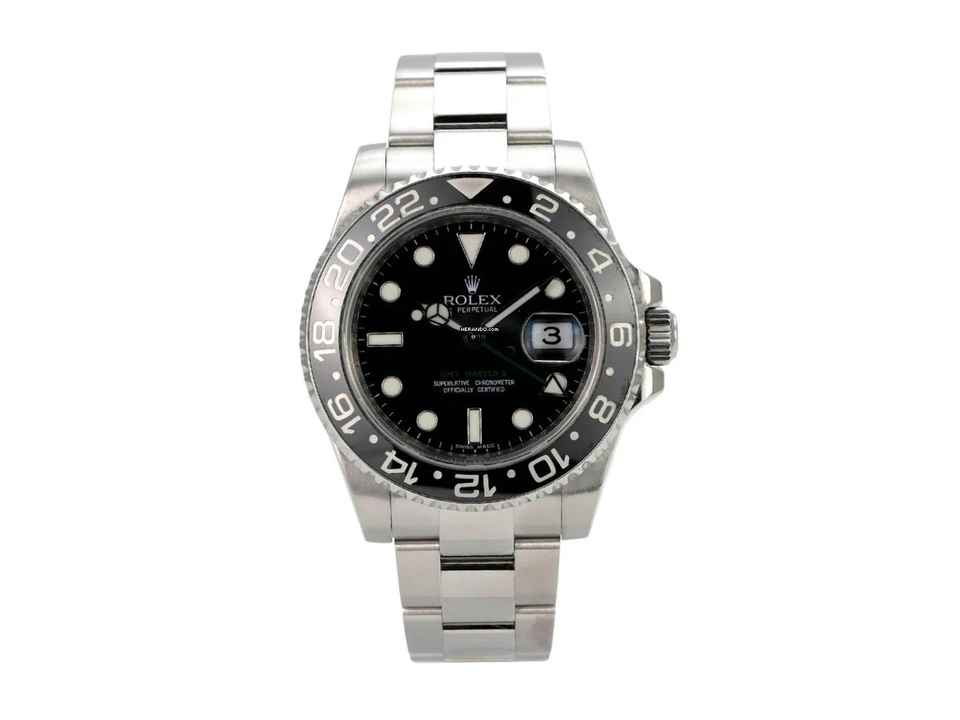  Rolex GMT-Master II Edelstahl Ref. 116710LN 
