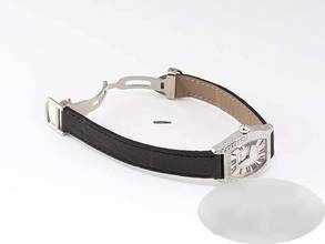 Thumbnail von Cartier Tortue Kleines Modell Weissgold 750 Diamanten Wa504931 Handaufzug 18kt White Gold