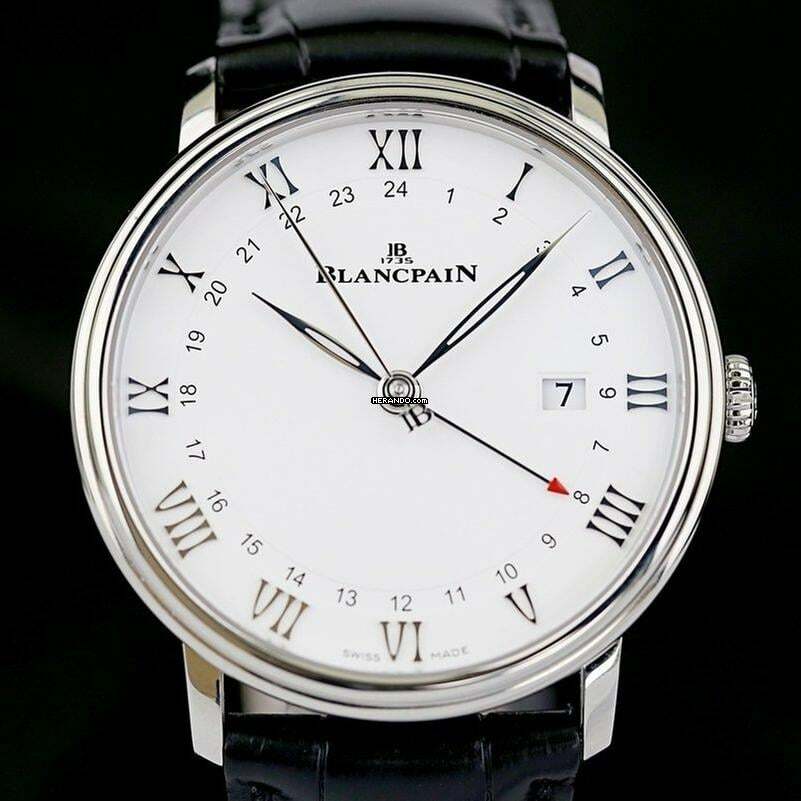  Blancpain Villeret Gmt Date NEW FULL SET 