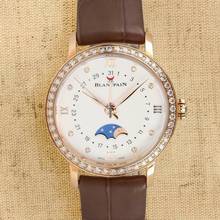 Thumbnail von Blancpain Villeret Quantième Phases De Lune Automatic NEW FULL SET