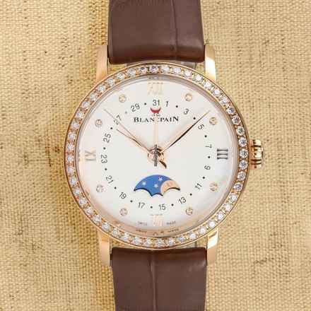  Blancpain Villeret Quantième Phases De Lune Automatic NEW FULL SET 