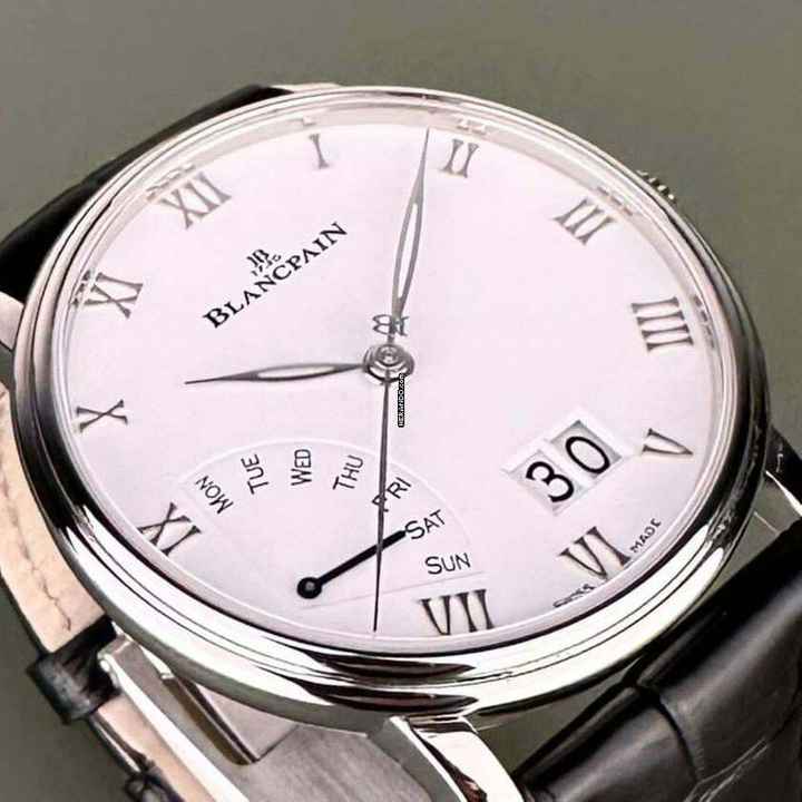  Blancpain Villeret Grand Date Retrograde Day NEW FULL SET 