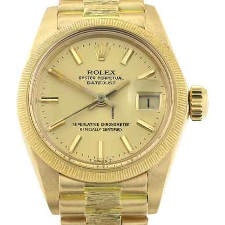 Rolex Lady-Datejust Bark Finish Fullset Ref.6927 BJ.1982 