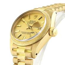 Thumbnail von Rolex Lady-Datejust Bark Finish Fullset Ref.6927 BJ.1982