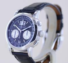 Thumbnail von A. Lange & Söhne Datograph Flyback Platin Big Date Traumuhr B+P Chronograph Faltschließe