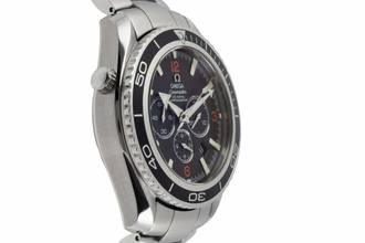 Thumbnail von Omega Seamaster Planet Ocean Chronograph 600M Chronograph Automatik Ref. 2910.51.82 B&P 2010