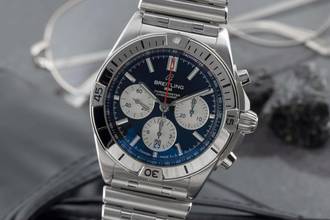 Thumbnail von Breitling Chronomat 42 B01 42 Chronograph Automatik Ref. AB0134 Box & Papiere