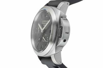 Thumbnail von Panerai Luminor 1950 3 Days GMT Power Reserve Automatic Edelstahl Herrenuhr Ref PAM00321 Papiere 2016