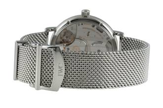 Thumbnail von IWC Portofino Handaufzug Edelstahl Handaufzug Herrenuhr Ref. IW510116 Box & Papiere 2009