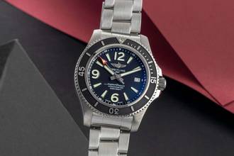 Thumbnail von Breitling Superocean 42 Stahl Automatik Herrenuhr Ref A17366021B1A1 B&P 2022