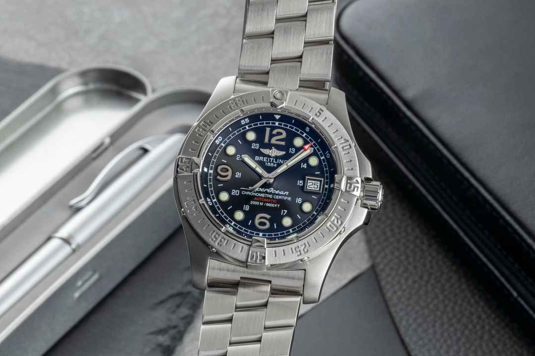  Breitling Superocean Steelfish Chronometre 2000M Steelfish Edelstahl Automatik Ref. A17390 