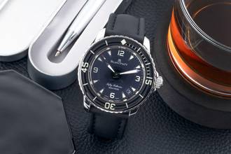Thumbnail von Blancpain Fifty Fathoms Stahl Automatik Herrenuhr Ref 5015 1130 52A Papiere 2015