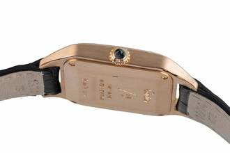 Thumbnail von Cartier Santos Dumont 18k Rotgold Quarz Damenuhr WGSA0022 4212