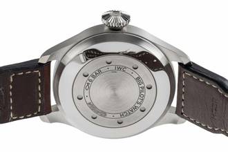 Thumbnail von IWC Große Fliegeruhr Big Pilot Stahl Automatik Green Dial Herrenuhr Ref. IW501015 B&P NP. 13900 