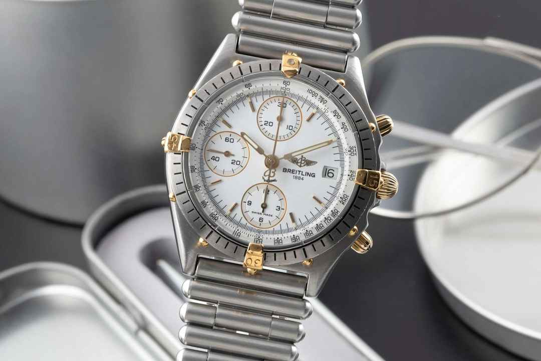  Breitling Chronomat Chronograph Edelstahl Automatik Ref. 81950 Klassiker 