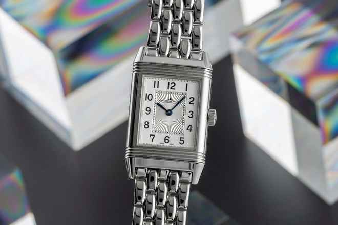  Jaeger-LeCoultre Reverso Lady Stahl Handaufzug Damenuhr Ref. Q2608140 B&P 2022 