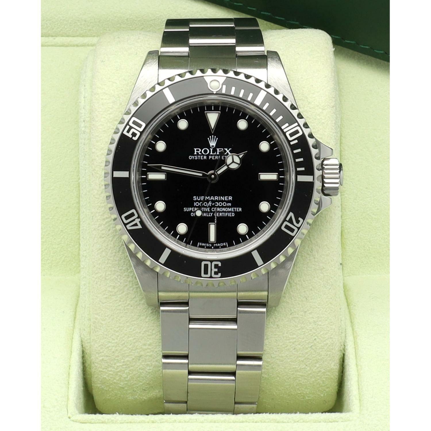 Thumbnail von Rolex Submariner (No Date) 14060M Full Set 4 Liner