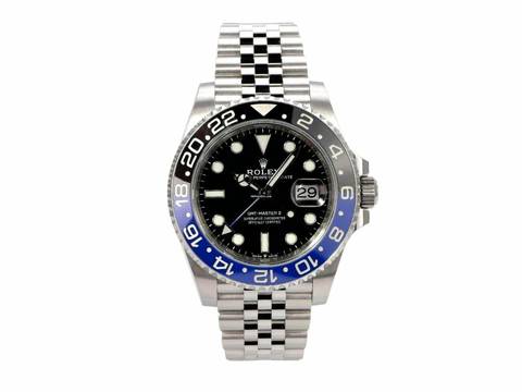  Rolex GMT-Master II Edelstahl Ref. 126710BLNR 