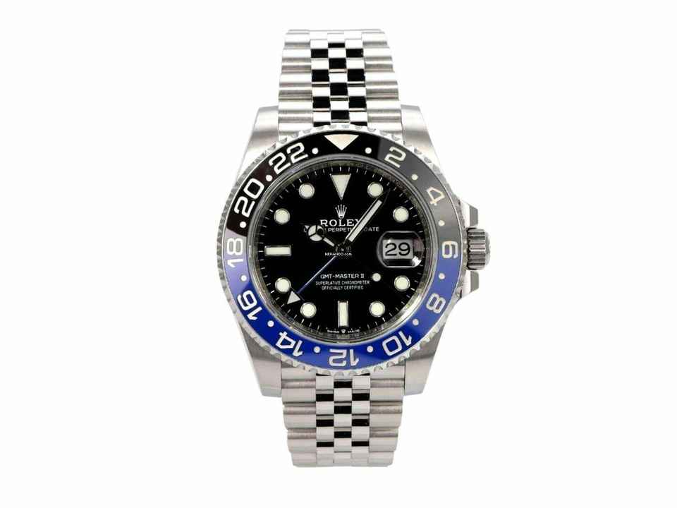  Rolex GMT-Master II Edelstahl Ref. 126710BLNR 