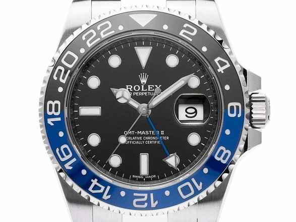  Rolex GMT-Master II Batman Ref.116710BLNR 2018 Full Set wie Neu Vintage GMT Master II Batman 
