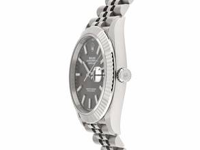 Thumbnail von Rolex Datejust 41 Rhodium Ref.126334 2021 Full Set wie Neu Datejust Rhodium Stahl 18kt Weißgold