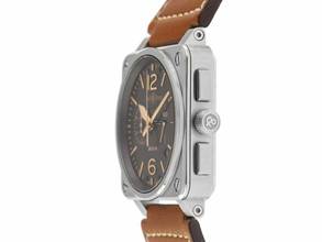 Thumbnail von Bell & Ross BR 03-94 Chronographe Aviation BR 03-94 Golden Heritage Ref.BR0394-ST-G-HE/SCA 2020 Full Set wie Neu Vintage Aviation BR 03-94 Golden Heritage