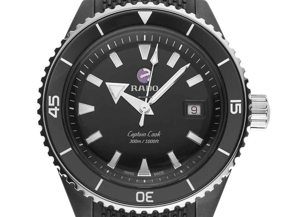  Rado Captain Cook High-Tech Ceramic Diver Ref.R32129158 2025 Full Set Ungetragen Captain Cook High-Tech Ceramic Diver Faltschließe 