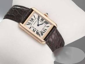 Thumbnail von Cartier Tank Solo Edelstahl Rosegold 750 2017 W5200024 Stahl Steel 18kt Rose Gold Damen