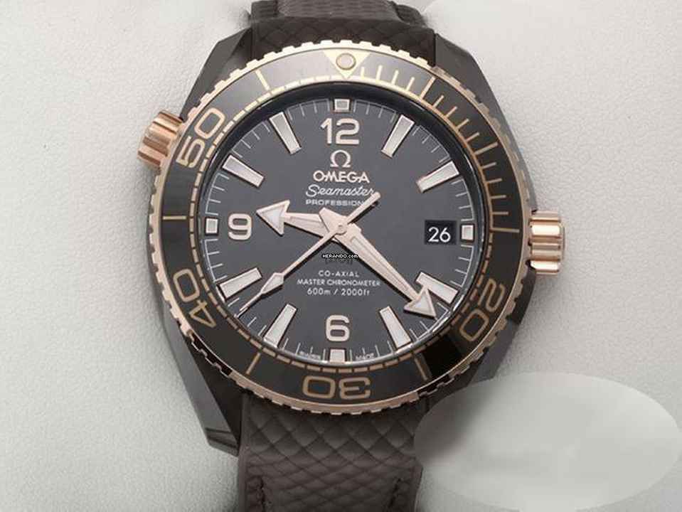  Omega Seamaster Planet Ocean Deep Brown 215.62.40.20.13.001 2022 Keramik 18kt Rose Gold 