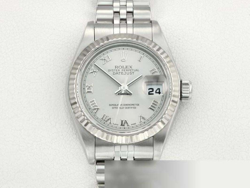  Rolex Lady-Datejust Stahl Weissgold 750 2000 Automatik Gold Damen Stainless Steel 18kt White Gold Jubilé-band Chronometer Oyster 