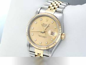 Thumbnail von Rolex Datejust 36 36mm 16233 Edelstahl Gelbgold 750 Automatik Stainless Steel 18kt Yellow Gold Jubilé-band Chronometer Oyster