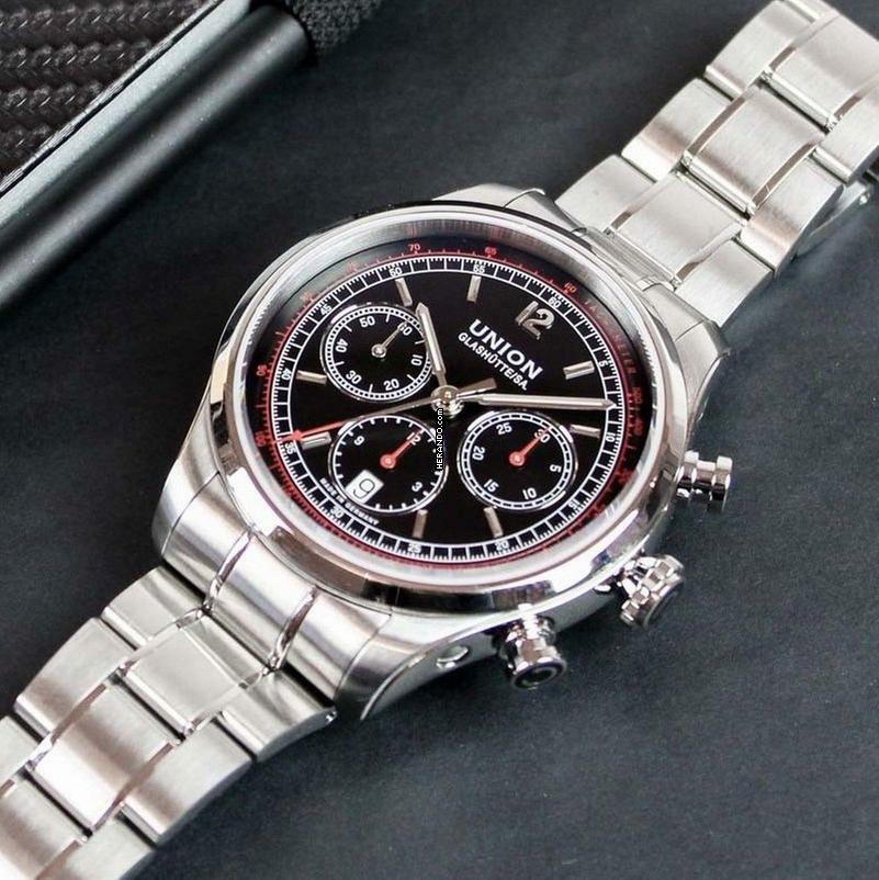  Union Glashütte Belisar Chronograph NEW FULL SET 