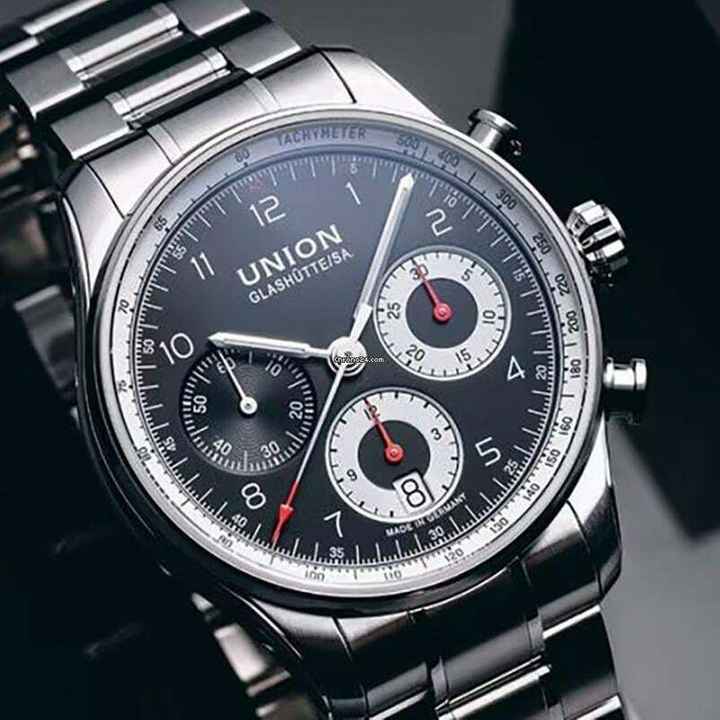  Union Glashütte Belisar Chronograph NEW FULL SET 