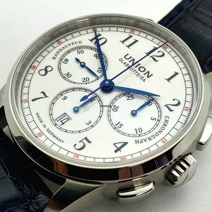  Union Glashütte 1893 Johannes Dürrstein Edition Chronograph NEW FULL SET 