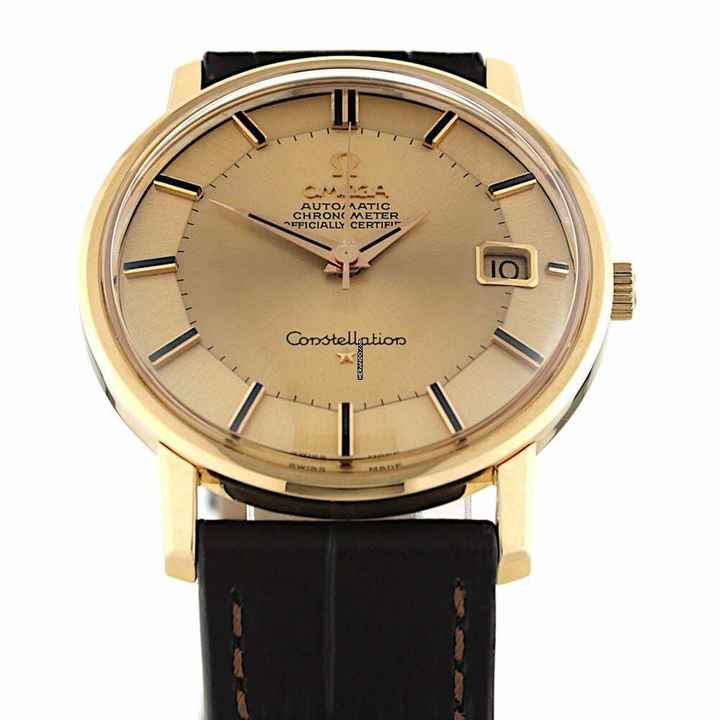  Omega Constellation Pie Pan Pinkgold rare 