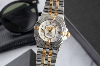 Thumbnail von Breitling Starliner Edelstahl / Gold Quarz MOP Dial Diamonds Damen Ref. B71340
