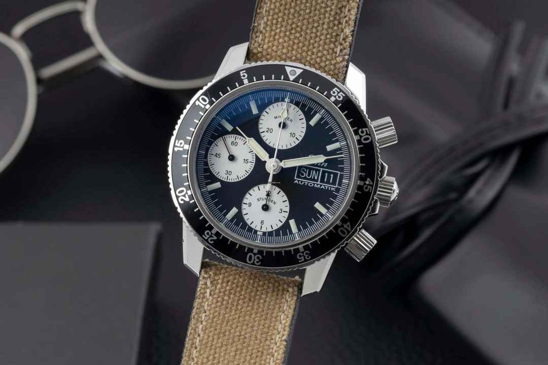  Sinn 103 St Chronograph Stahl Automatik Herrenuhr Ref. 103.031 B&P 2013 
